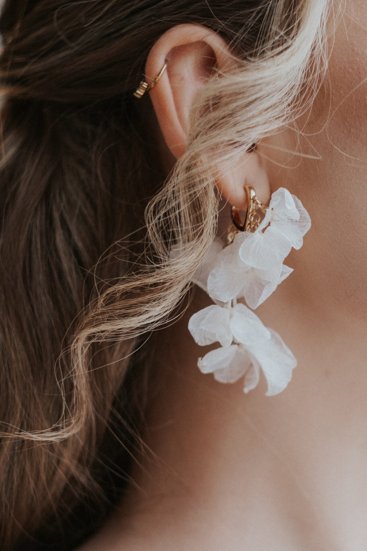 blumen ohrringe
