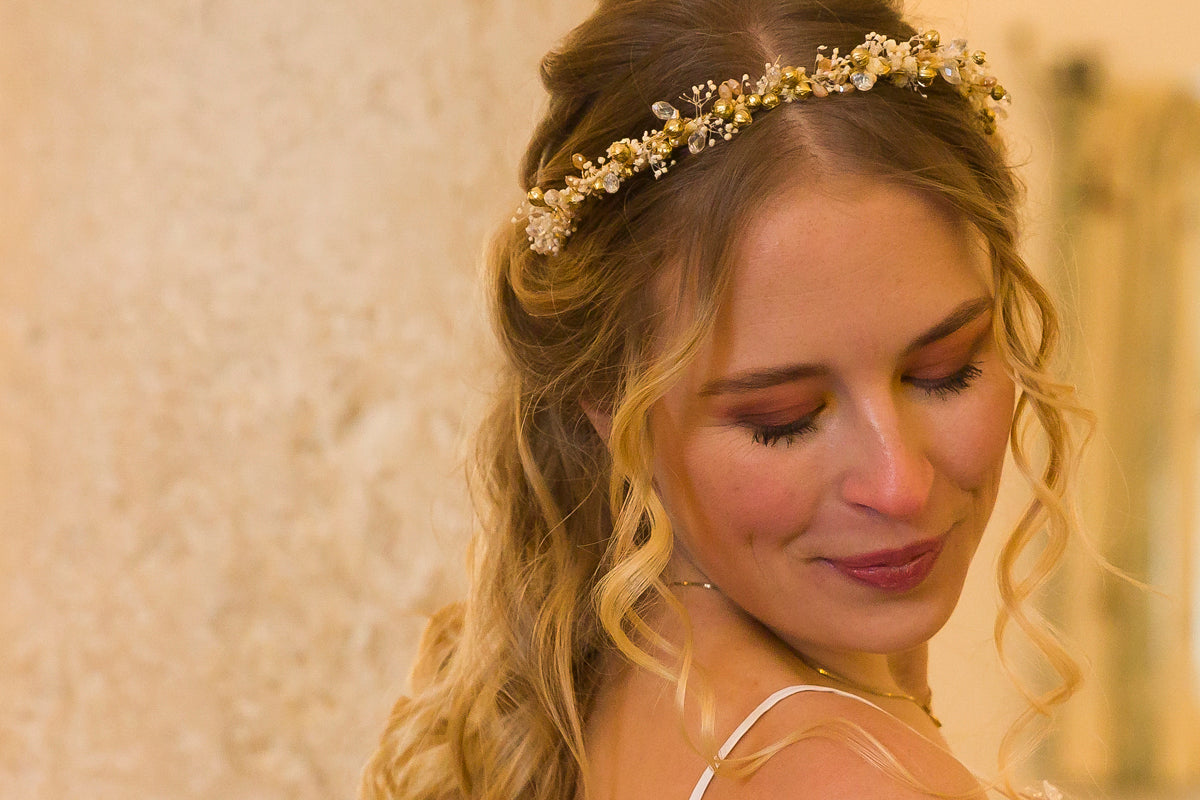 Blumen Haarband braut 