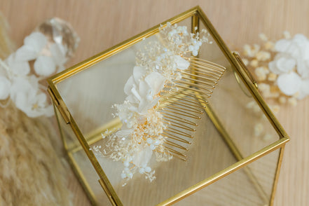 haarkamm blumen hochzeit