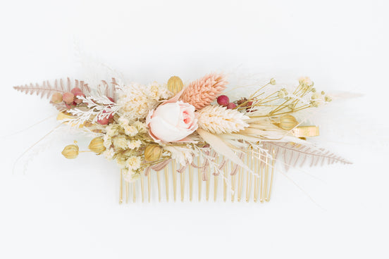 blumen haarschmuck hochzeit