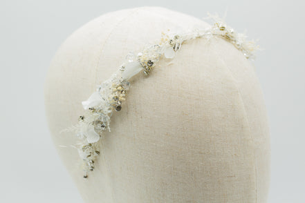 blumen haarreif hochzeit