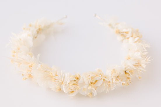 blumen haarreif hochzeit