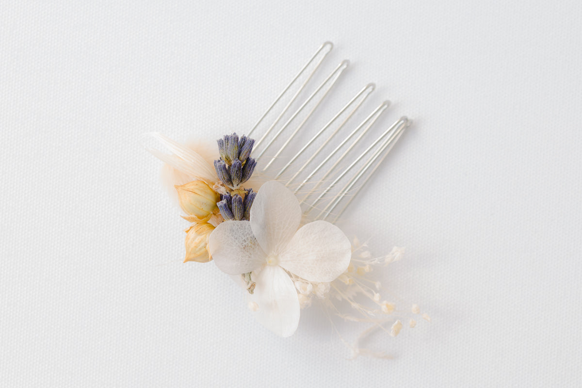echter blumen haarschmuck trauzeugin