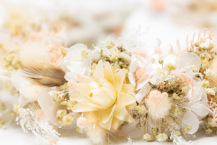 echter blumenkranz hochzeit