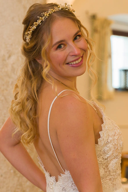 dirndl haarschmuck trockenblumen
