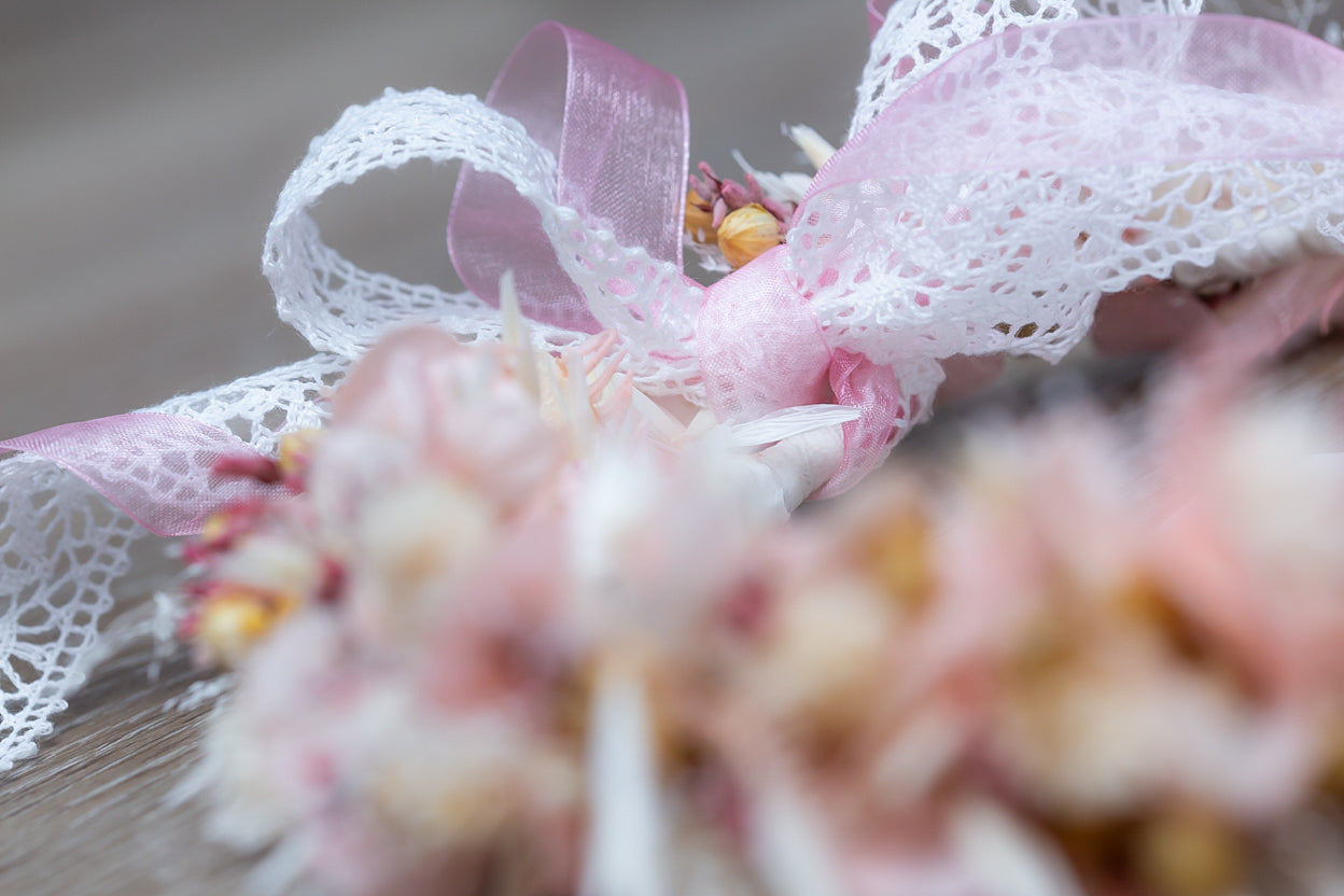 flowercrown pastell echte blumen