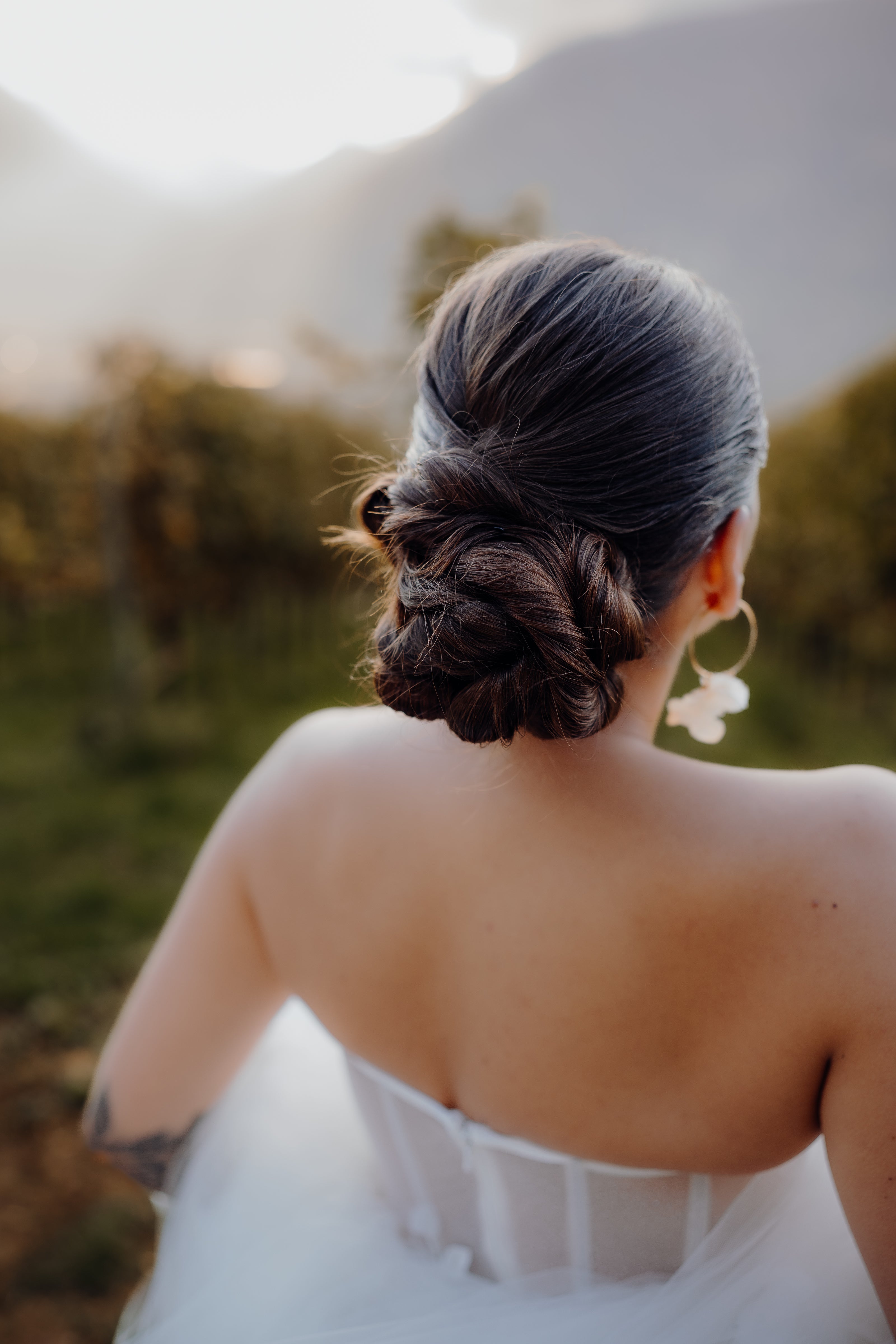 braut ohrringe blumen