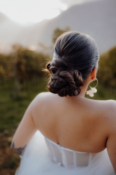braut ohrringe blumen