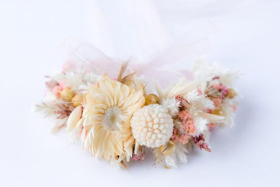 armband trockenblumen trauzeugin