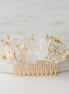 trockenblumen haarkamm hochzeit