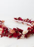 roter blumen haarschmuck