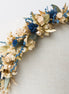 Haarreif Trockenblumen | Mediterranean Blue & Gold