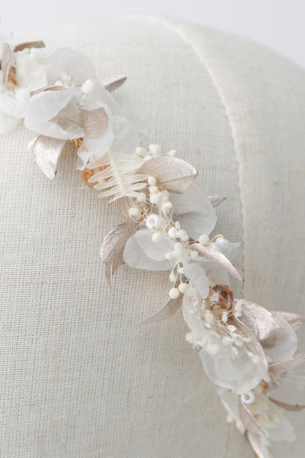 trockenblumen haarschmuck hochzeit