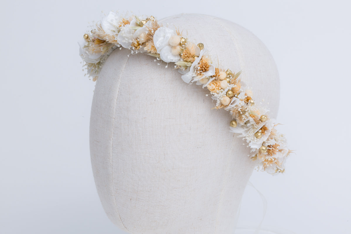 blumenkranz hochzeit haare