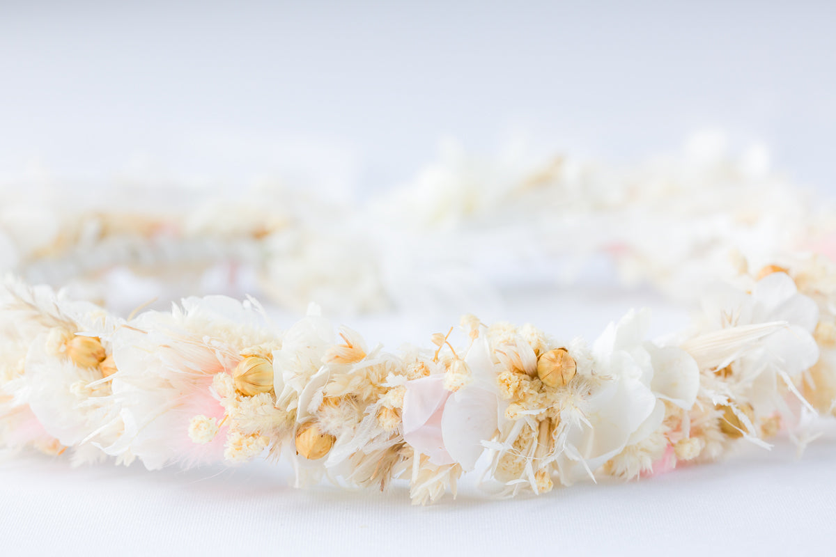 blumenkranz hochzeit boho