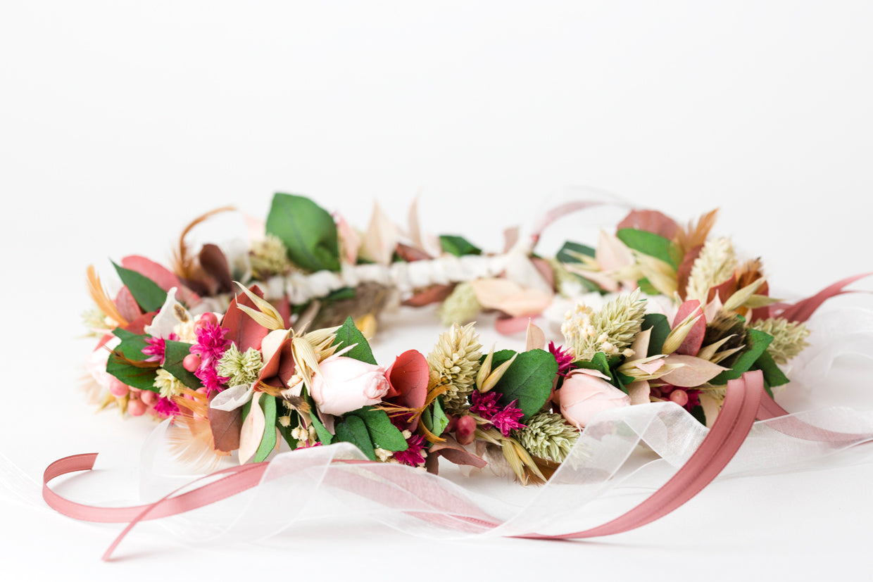 kopfschmuck braut  dirndl