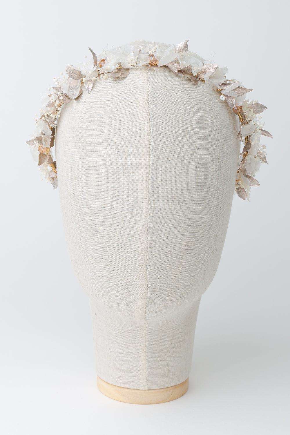 haarkranz hochzeit echte blumen