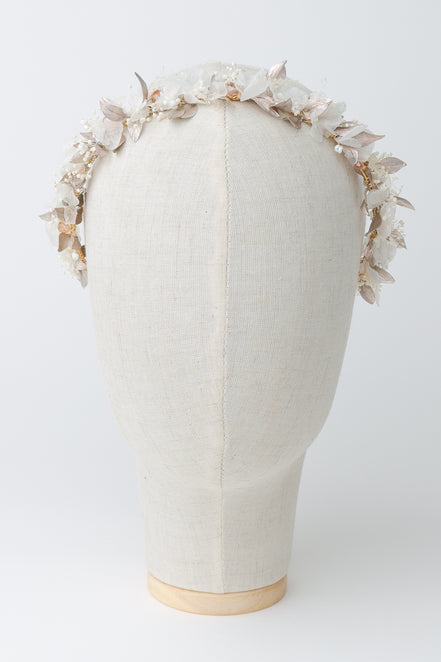 haarkranz hochzeit echte blumen