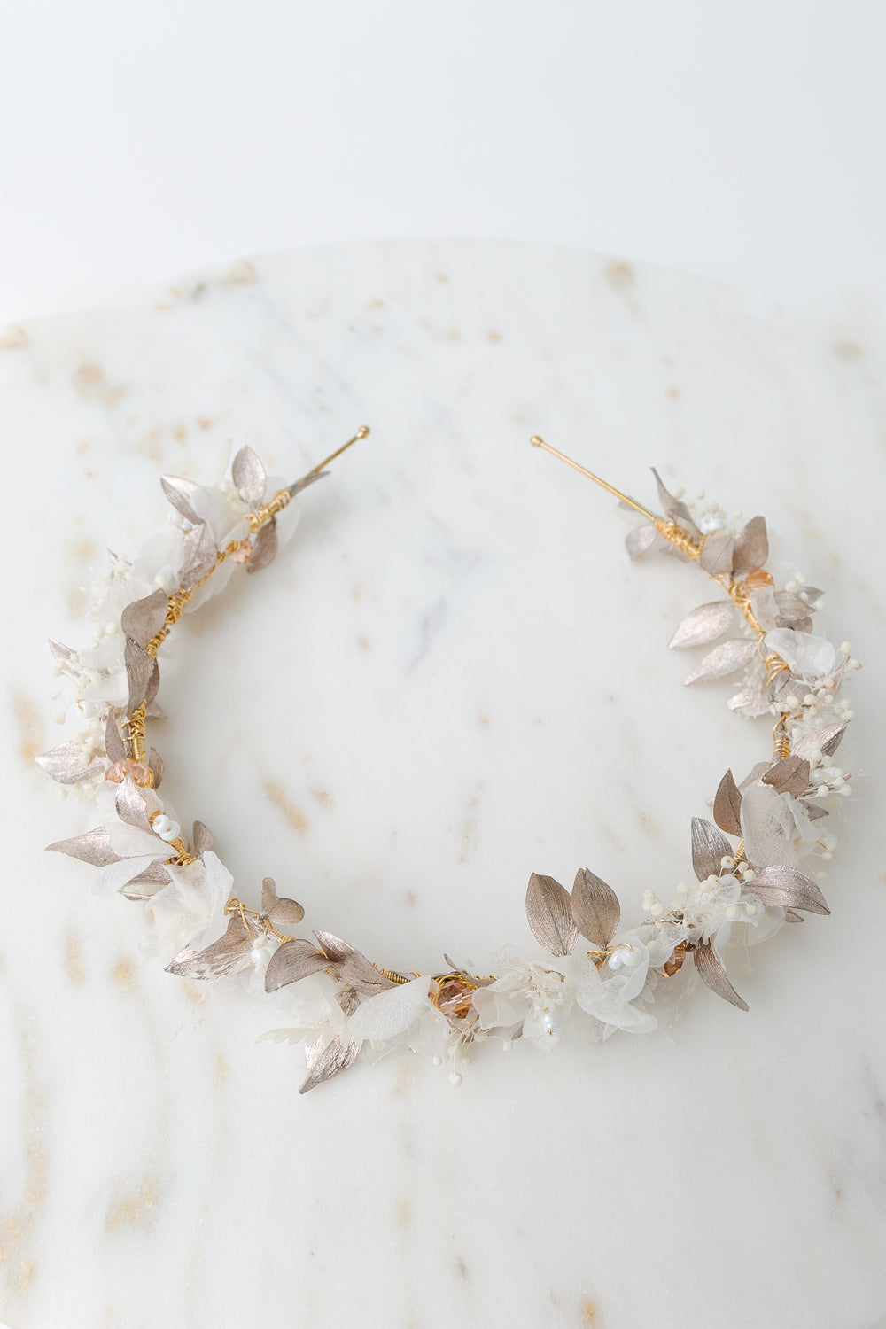 goldene hochzeit haarschmuck blumen