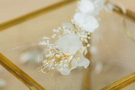 haarschmuck braut trockenblumen