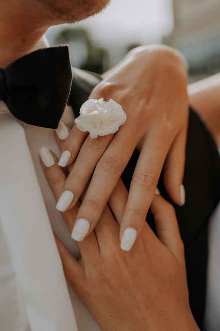 Blumen ring hochzeit