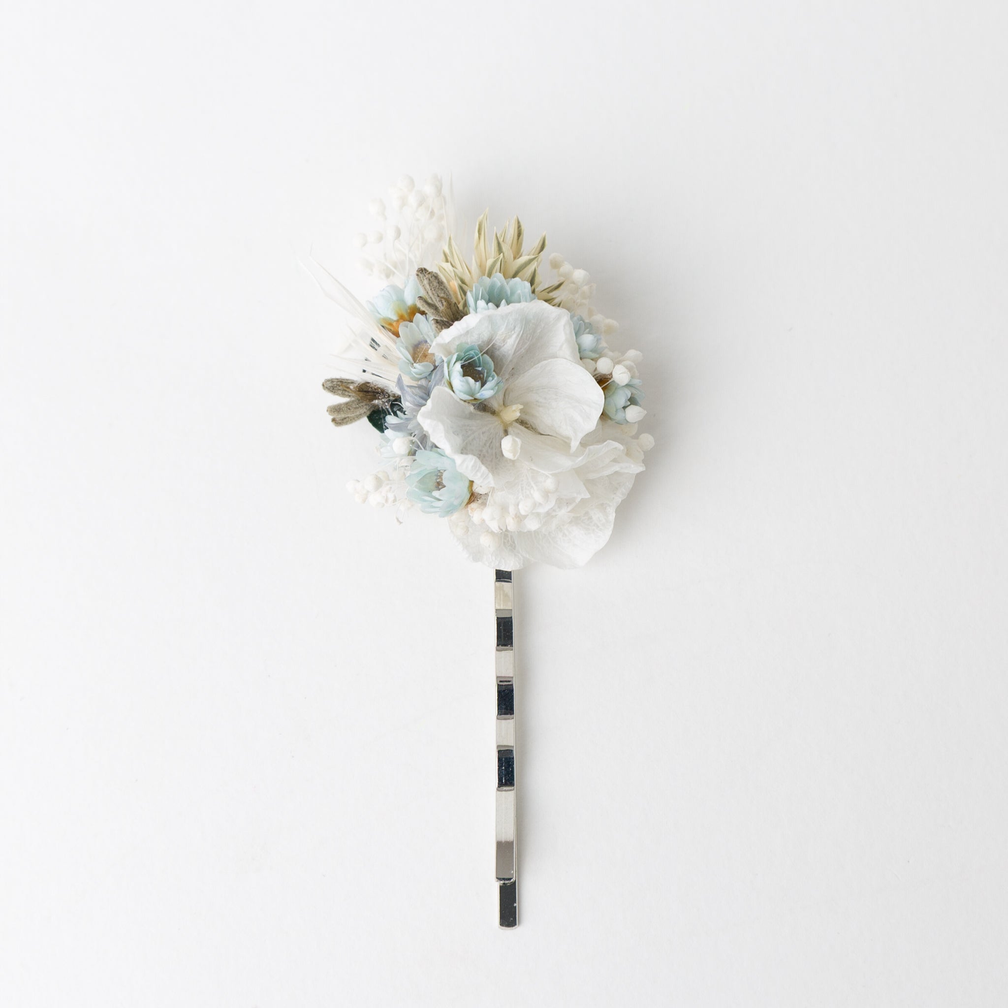 trockenblumen haarspange