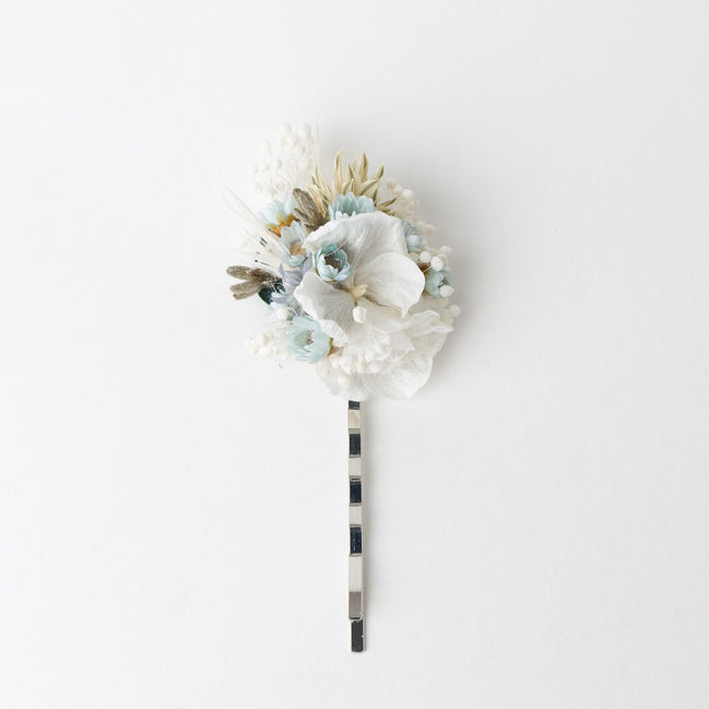 trockenblumen haarspange