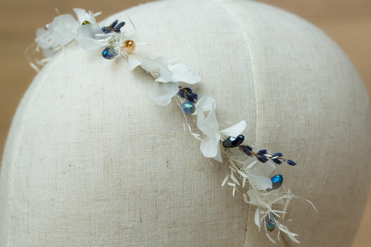 blumenkrone haarschmuck hochzeit blumen