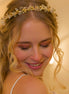 headpiece blumen Braut perlen haarschmuck