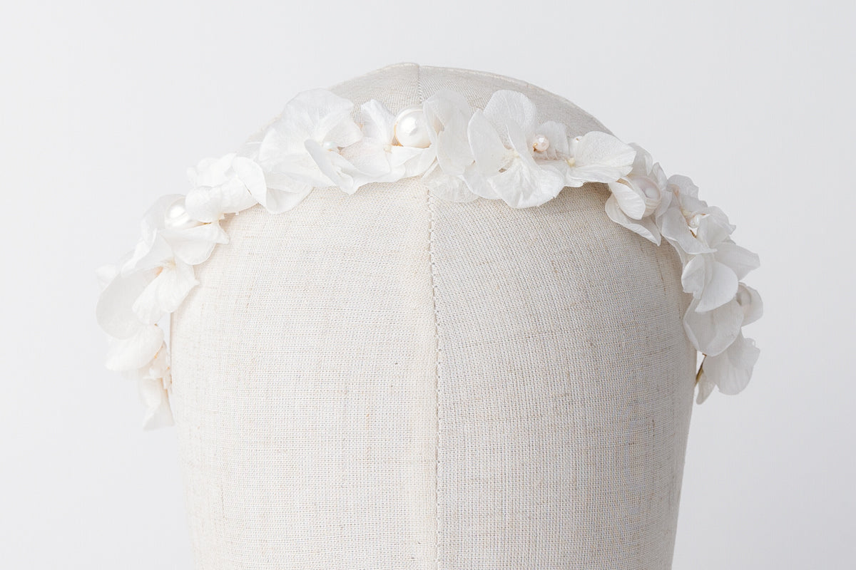blumen haarreif hochzeit