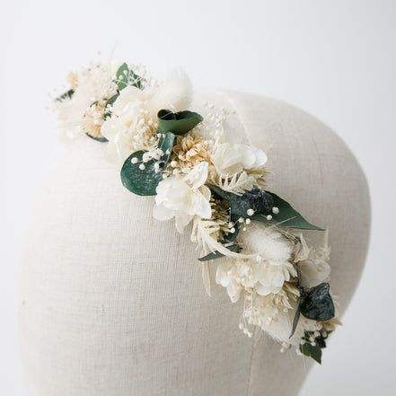 haarreif blumen hochzeit