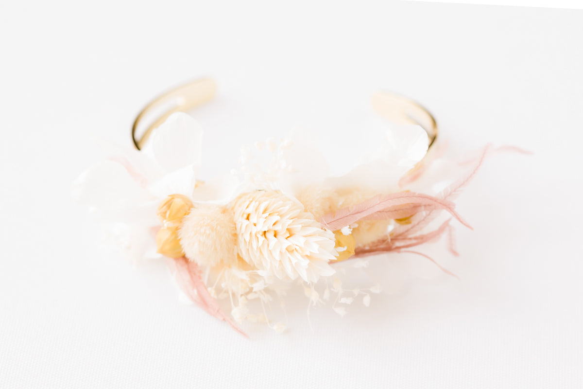 armband aus blumen trauzeugin geschenk hochzeit