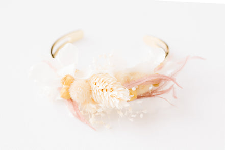 armband aus blumen trauzeugin geschenk hochzeit