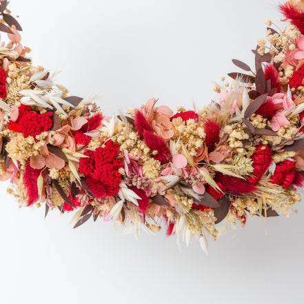 trockenblumen flower hoop 