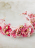 Blumen Armreif| rosa, pink, gold