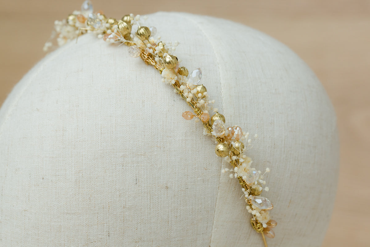 Blumen Haarschmuck hochzeit