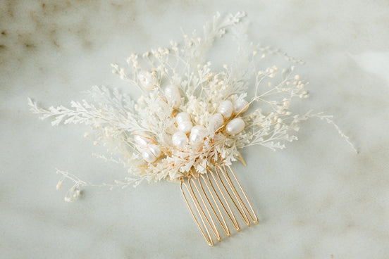 haarkamm blumen hochzeit