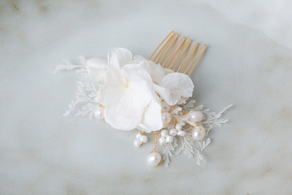 haarkamm blumen
