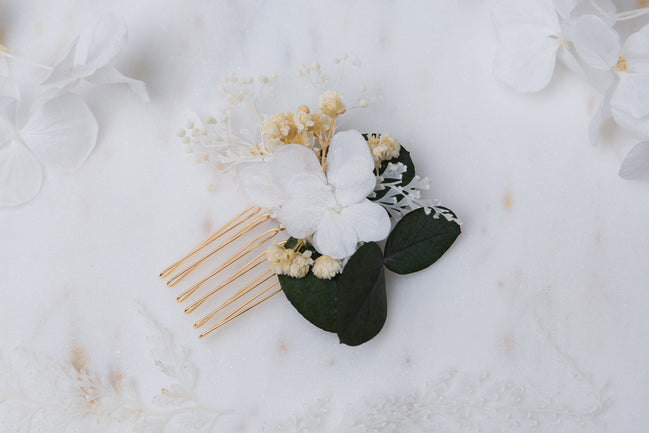 blumen haarschmuck hochzeit