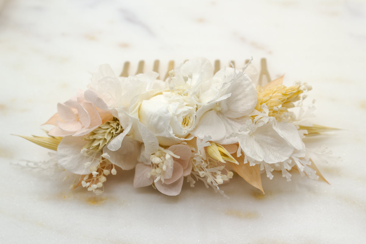 blumen haarschmuck hochzeit
