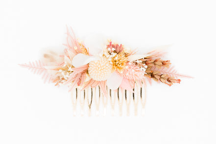 haarkamm braut blumen
