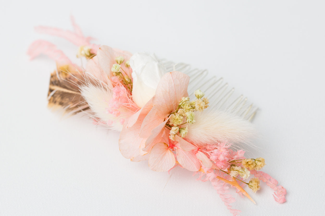 braut haarschmuck blumen
