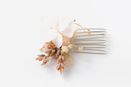 blumen haarkamm hochzeit