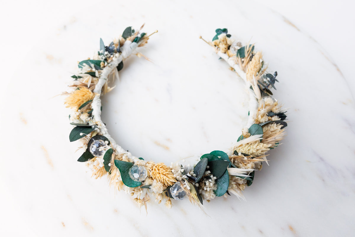haarschmuck echte blumen hochzeit