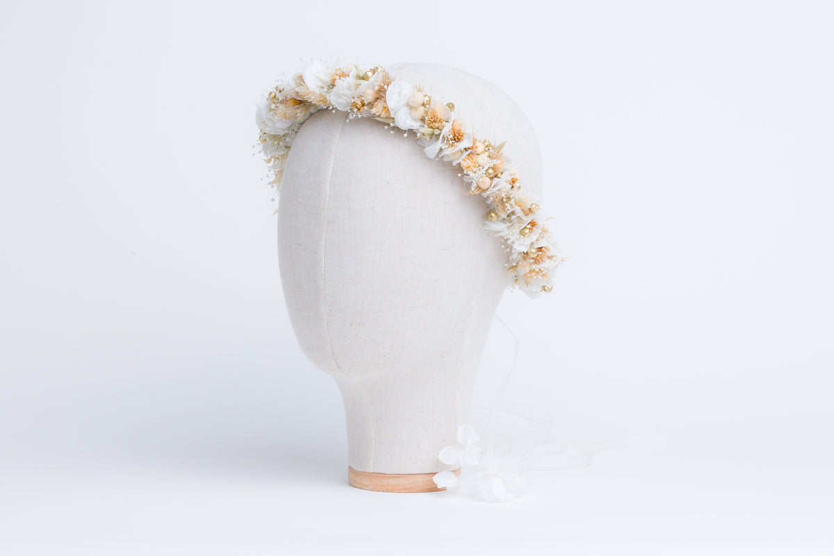 blumen haarkranz echt
