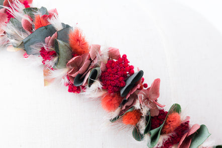 blumenkranz haare rot