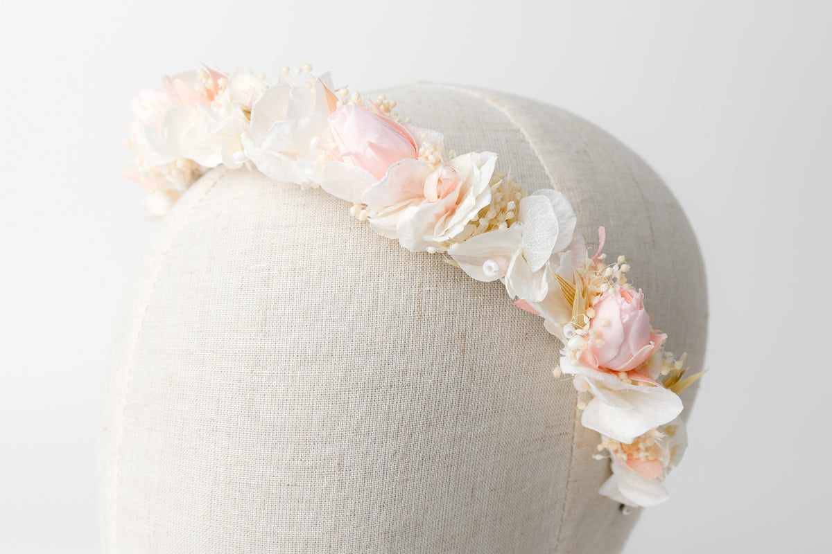 echte blumen haarschmuck
