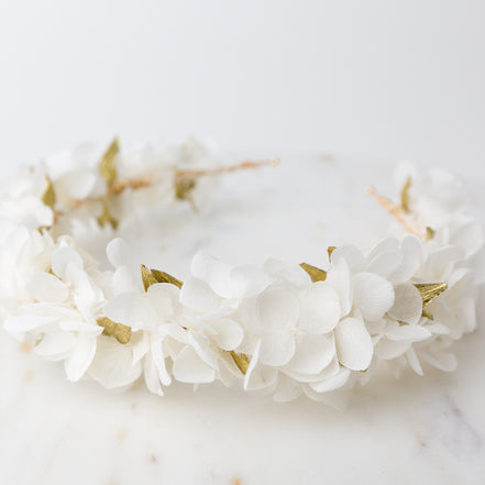 blumen haarschmuck weiß