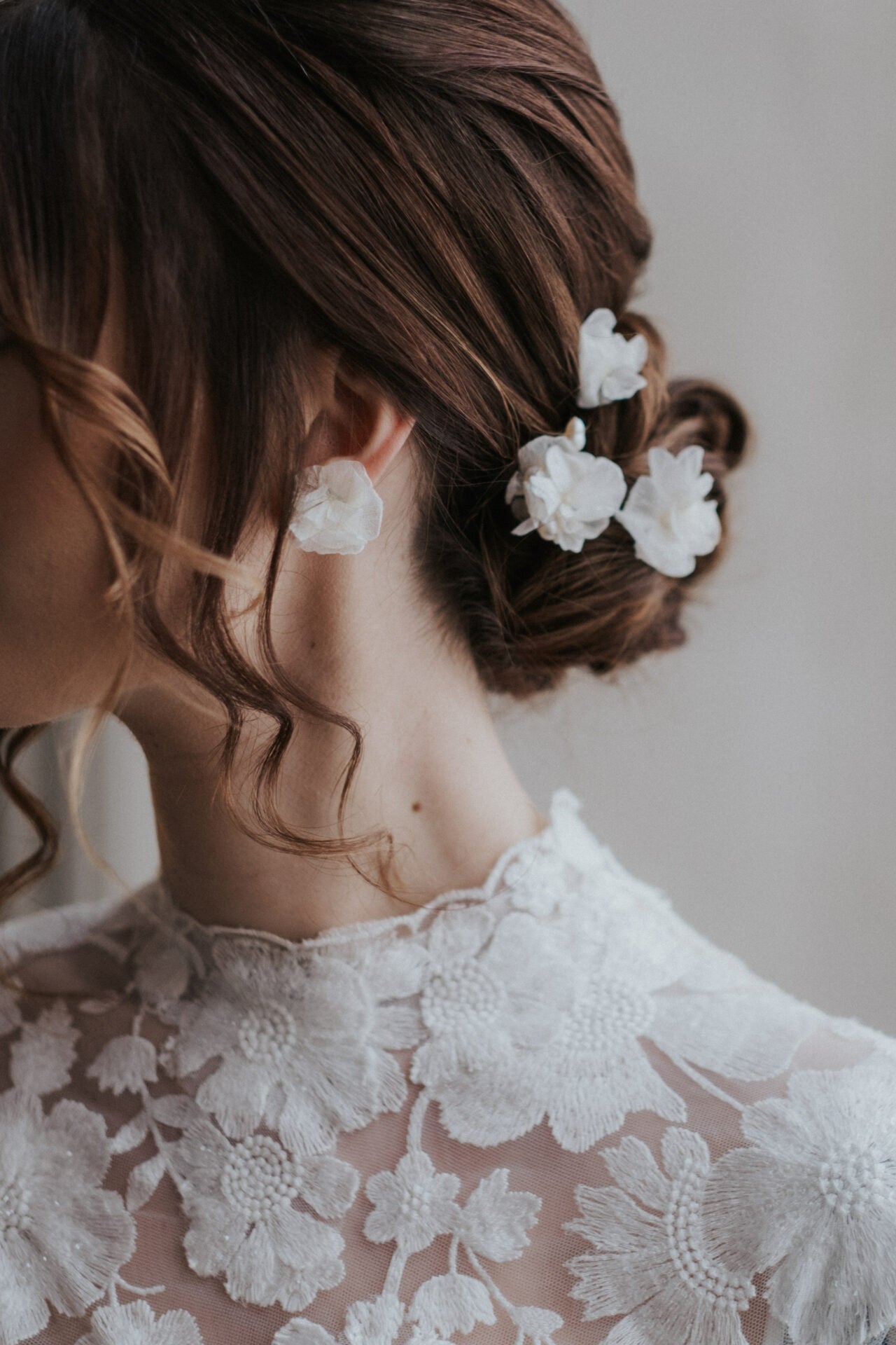 Braut Haarschmuck Trockenblumen