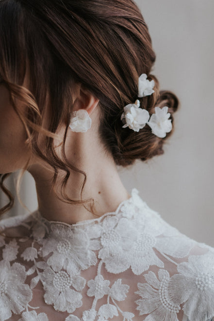 Braut Haarschmuck Trockenblumen